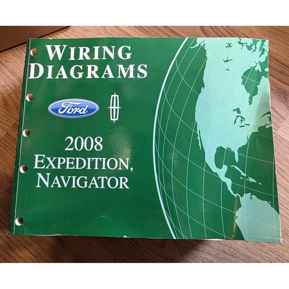 Original 2008 Ford Expedition Lincoln Navigator Wiring Diagrams Manual 08